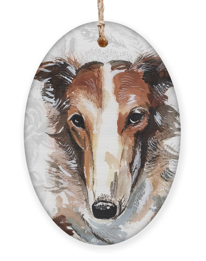 borzoi ornament